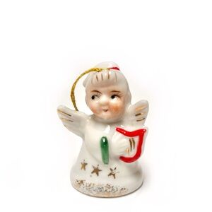 Vintage Angel Bell Ornament Japan